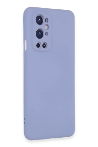 One Plus 9 Pro Kılıf Nano içi Kadife Silikon - Mavi