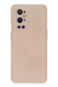 One Plus 9 Pro Kılıf Nano içi Kadife Silikon - Pudra