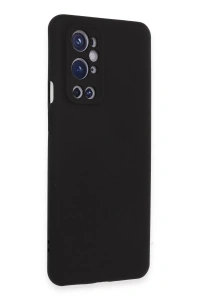 One Plus 9 Pro Kılıf Nano içi Kadife Silikon - Siyah