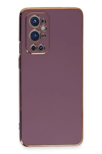 One Plus 9 Pro Kılıf Volet Silikon - Mor