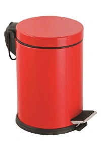 Onno Kırmızı Pedallı Çöp Kovası 5 Litre