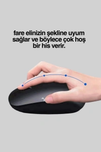 Optik Sensörlü Sessiz Fare – Geniş Uyumluluk ve Ergonomik Yapı