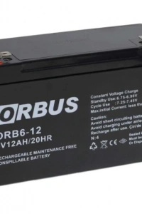 ORBUS 6V 12AH Kuru Bakımsız Akü
