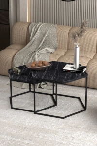 Orta Sehpa Altıgen İkili Lüx Bendir