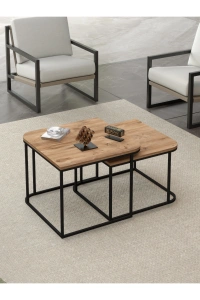 Orta Sehpa Damla İkili Lüx Atlantik Çam