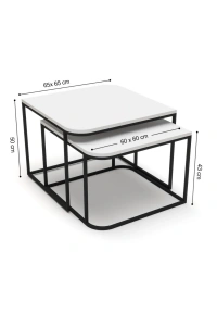 Orta Sehpa Damla İkili Lüx Efes