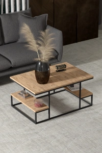 Orta Sehpa Delux Raflı Atlantik Çam