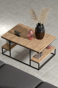 Orta Sehpa Delux Raflı Atlantik Çam