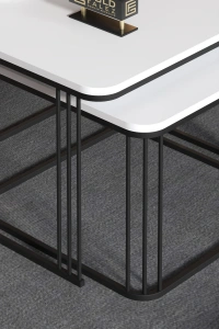 Orta Sehpa İkili Alize Beyaz