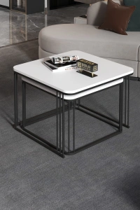 Orta Sehpa İkili Alize Beyaz