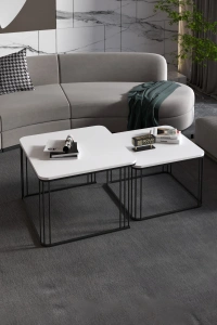 Orta Sehpa İkili Alize Beyaz