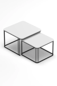 Orta Sehpa İkili Alize Beyaz