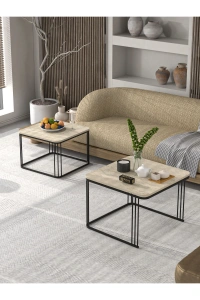 Orta Sehpa İkili Alize Traverten