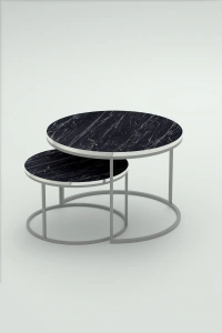 Orta Sehpa Ikili Lüx Specıal Gümüş Bendir