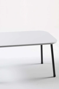 Orta Sehpa Kr Metal Ayak Beyaz