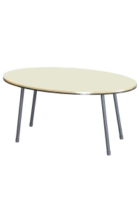 Orta Sehpa Krem Kr Metal Ayak Gold