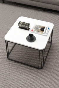 Orta Sehpa Tekli Alize Beyaz