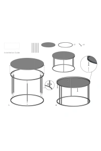 Orta Sehpa Tekli Special Lüx Gümüş Efes