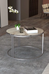 Orta Sehpa Tekli Special Lüx Gümüş Efes