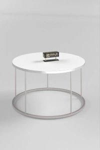 ORTA SEHPA TERRA LÜX GÜMÜŞ BEYAZ