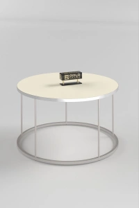 Orta Sehpa Terra Lüx Gümüş Krem