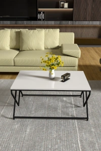 ORTA SEHPA V LÜX BEYAZ