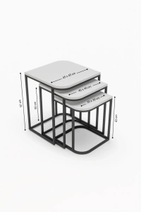 Orta Sehpa Ve Zigon Sehpa Damla Bendir