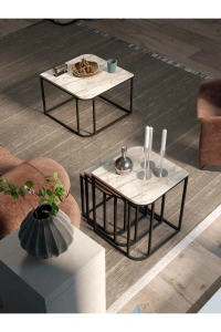 Orta Sehpa Ve Zigon Sehpa Damla Efes