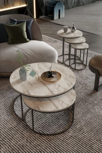 ORTA SEHPA VE ZİGON SEHPA SET İKİLİ LÜX C ZİGON EFES