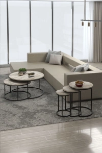 ORTA SEHPA VE ZİGON SEHPA SET İKİLİ LÜX C ZİGON EFES