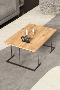 ORTA SEHPA VE ZİGON SEHPA SOLO SET ATLANTİK ÇAM