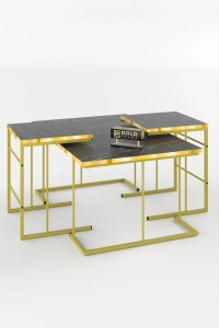 ORTA SEHPA VE ZİGON SEHPA SOLO SET GOLD BENDİR