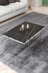 ORTA SEHPA VE ZİGON SEHPA SOLO SET GÜMÜŞ BENDİR