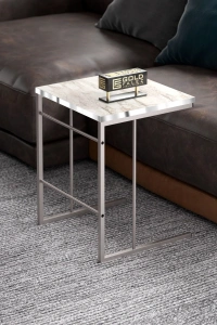 ORTA SEHPA VE ZİGON SEHPA SOLO SET GÜMÜŞ EFES