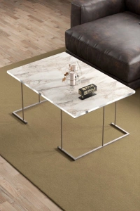 ORTA SEHPA VE ZİGON SEHPA SOLO SET GÜMÜŞ EFES