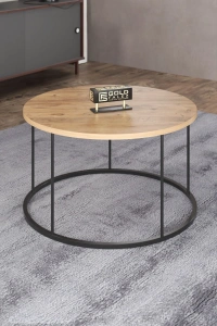 ORTA SEHPA VE ZİGON SEHPA TERRA SET ANTRASİT CEVİZ