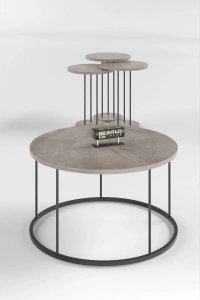 ORTA SEHPA VE ZİGON SEHPA TERRA SET GORDİON