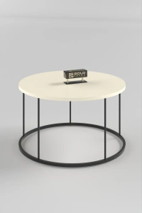 ORTA SEHPA VE ZİGON SEHPA TERRA SET KREM