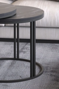 ORTA SEHPA ZİGON SEHPA YAN SEHPA 3 LÜ SET  DOLUNAY BENDİR