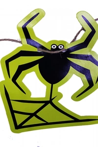 Örümcek Şekilli Asmalı Halloween Flama Banner Afiş 2 Metre