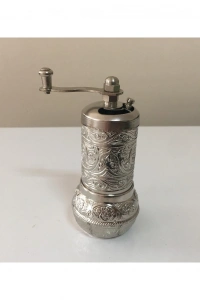 Osmanlı Motifli Kahve ve Baharat Değirmeni Bakır