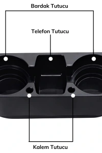 Oto Koltuk Yanı Bardak Tutucu Organizer