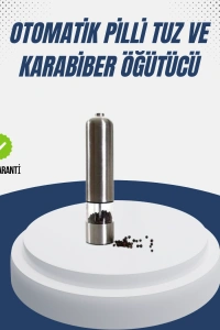 Otomatik Baharat Değirmeni Paslanmaz Gövde Ergonomik Tasarım