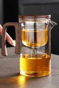 Otomatik Cam Demlik Ve 2li Bardak Seti