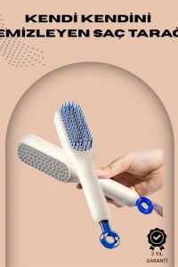 Otomatik Temizlenen Ergonomik Saç Tarağı – Masaj Başlıklı