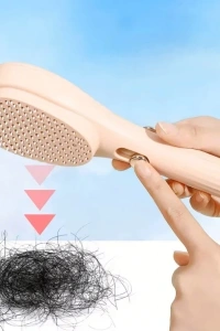 Otomatik Tuşlu Saç Masaj Tarağı