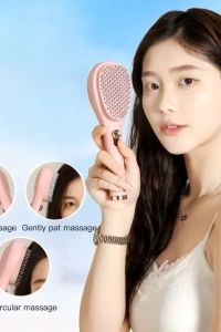 Otomatik Tuşlu Saç Masaj Tarağı