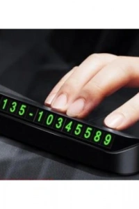 Otomobil Torpido Üstü Açılır Kapanır Telefon Numaralığı