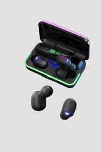 Oyun Modlu E10 Bluetooth Kulaklık Powerbank ve LED Ekranlı