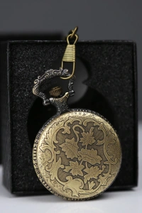 Özel Kutulu Antik Filli Köstekli Saat